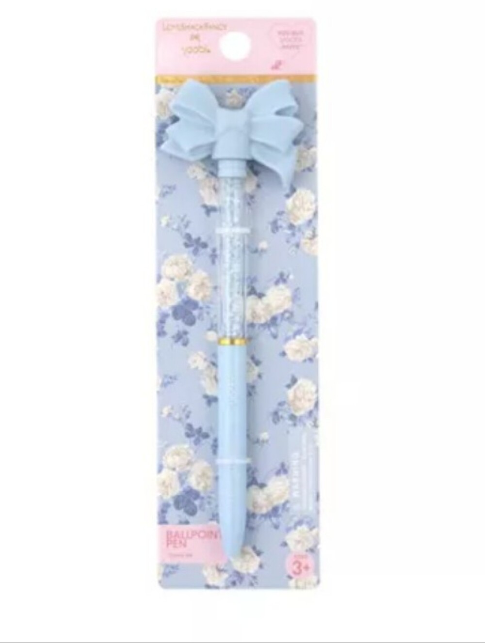 LoveShackFancy-Everblooming Rosettes Novelty Pen (Whisper Blue 🩵)